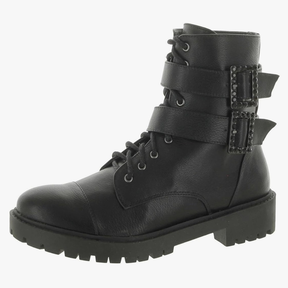 Jessica Simpson Karina Blank Combat Ankle Boot NEW